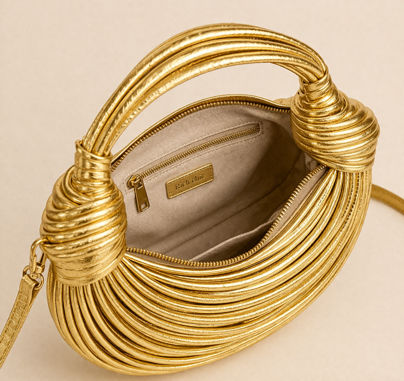 Gilded Halo Bag
